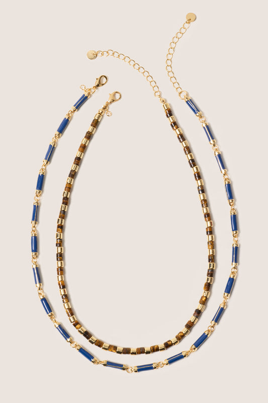 Jay Enamel Chain Necklace