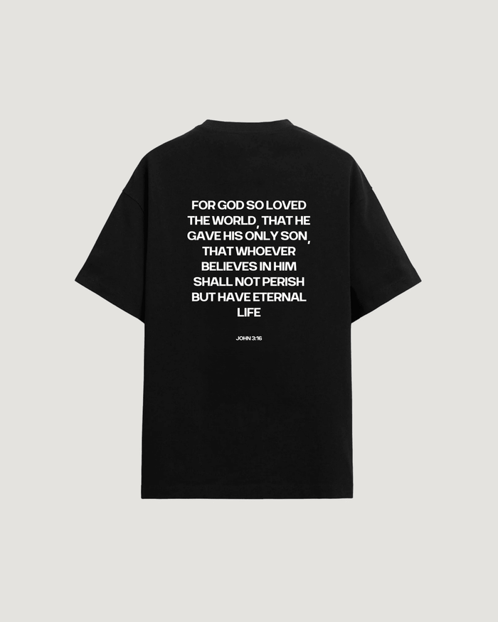 JOHN 3:16 T - SHIRT - COMMANDMENTS
