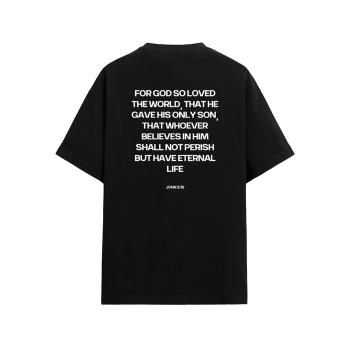 JOHN 3:16 T - SHIRT - COMMANDMENTS