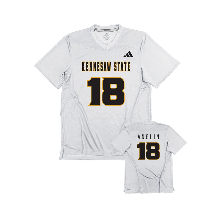 Josh Anglin : adidas Replica Football Jersey - White