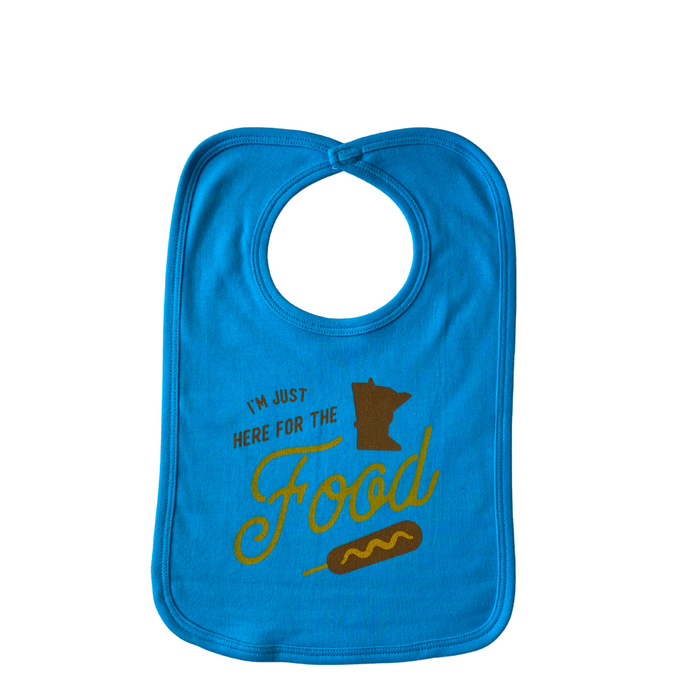 Just Here for the Food Baby Bib