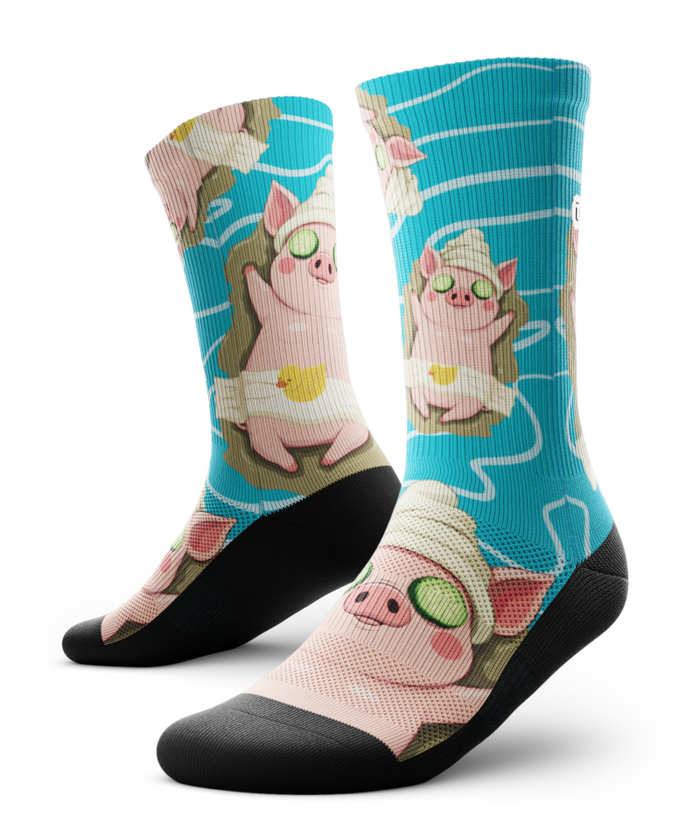 Just Oink It Athletic Crew Socks