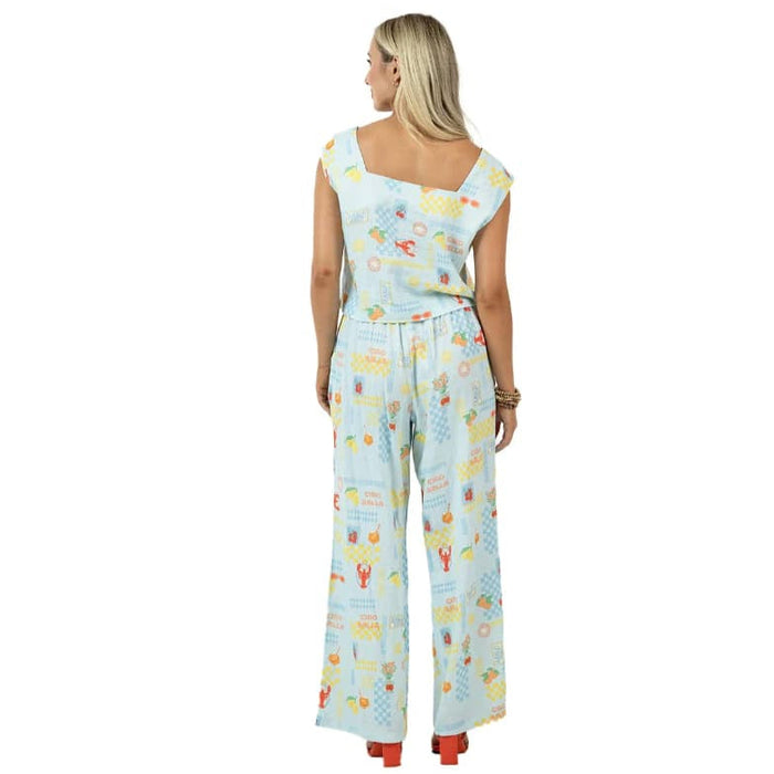 Katin Women's Two Piece Linen Set Top