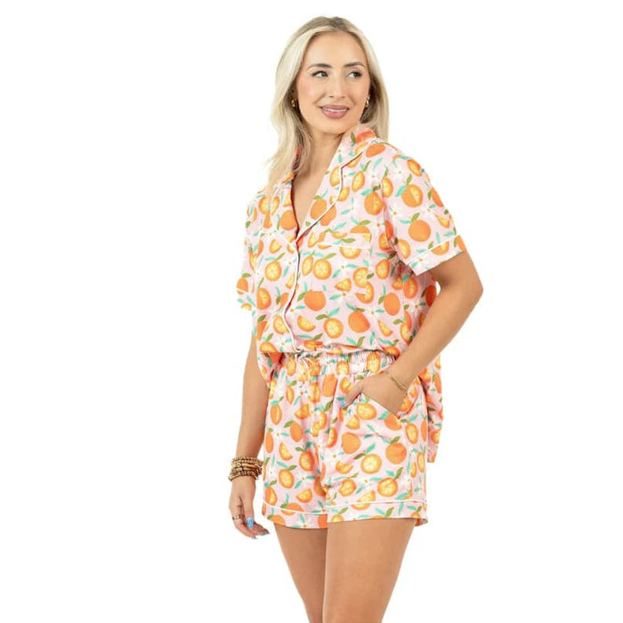 KatyDid Sweet Orange Pajama Set