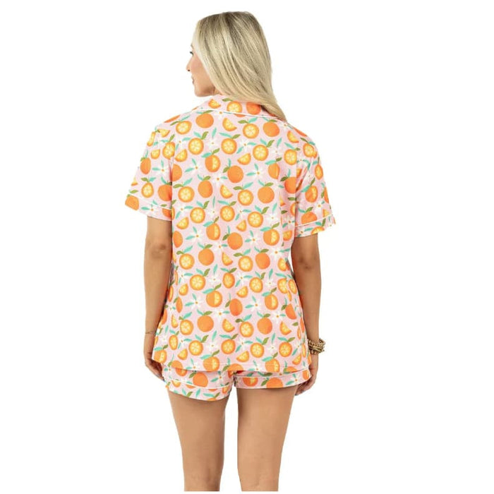 KatyDid Sweet Orange Pajama Set