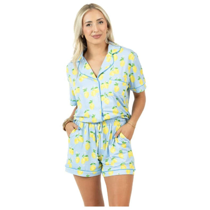 KatyDid Zesty Lemons Pajama Set