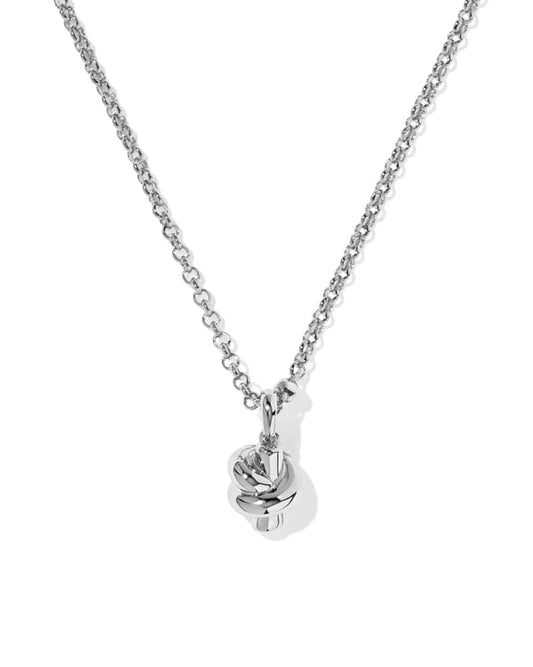 Kendra Scott Parker Knot Silver Pendant Necklace