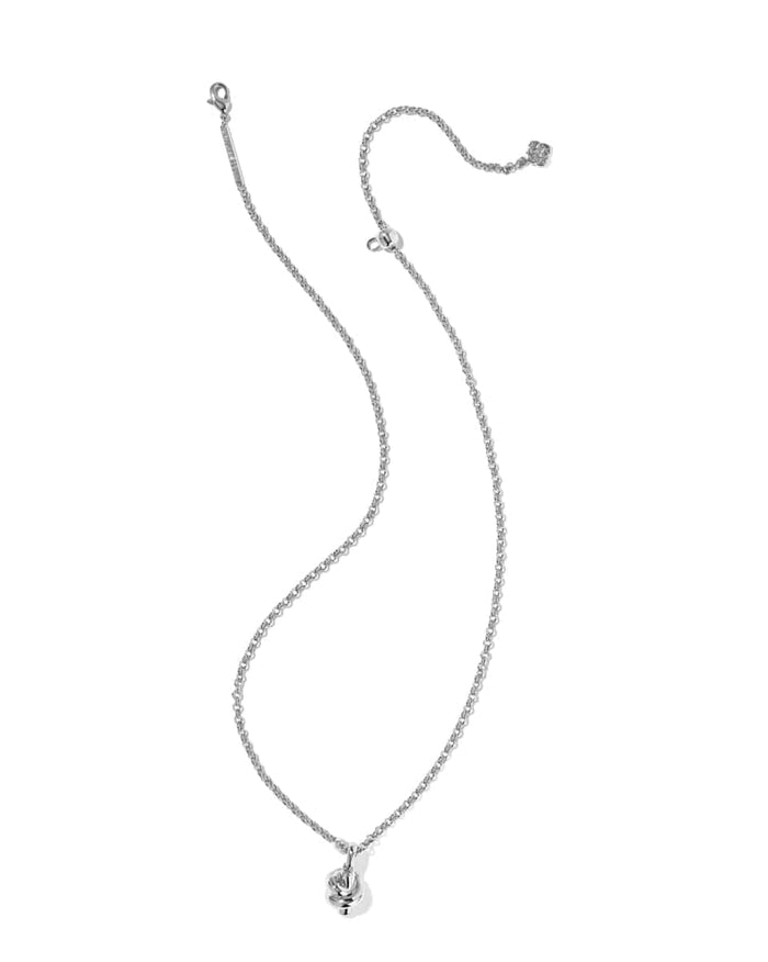 Kendra Scott Parker Knot Silver Pendant Necklace
