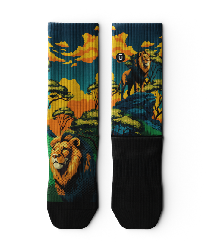 King of the Jungle Athletic Crew Socks