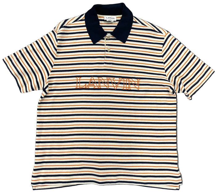Lanvin Striped Polo