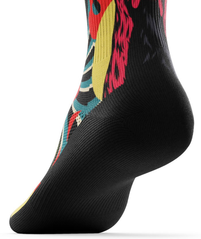Lava Chicken Athletic Crew Socks