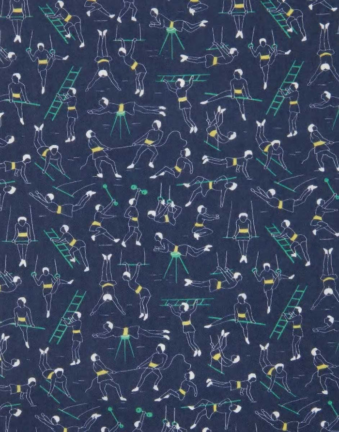 Liberty Fabrics Liberty Fabrics Tana Lawn® CC21: Liberty Champions Liberty Fabrics Tana Lawn® Gymnasium B 12516
