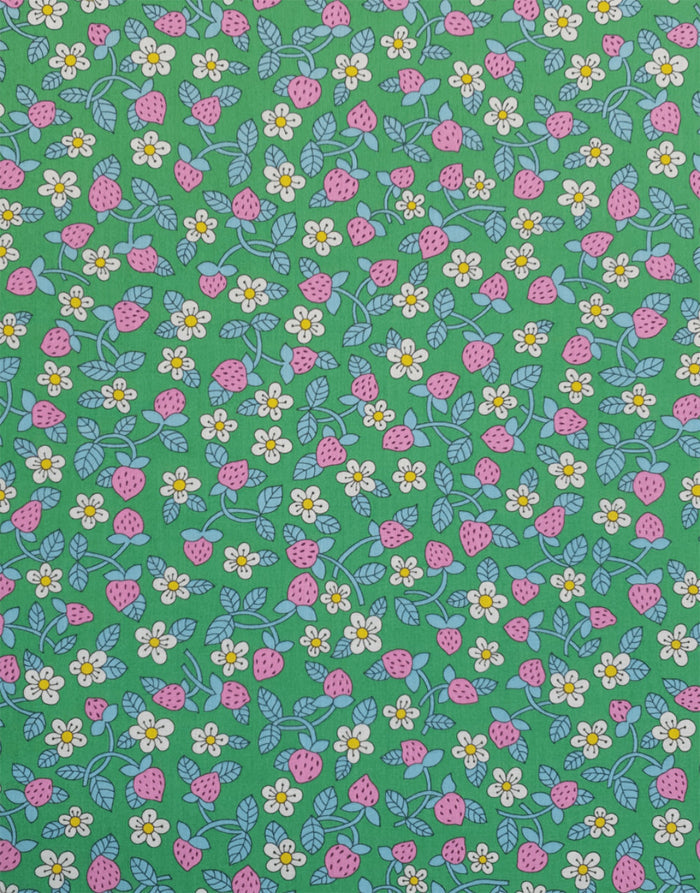 Liberty Fabrics Tana Lawn® Cotton Strawberries and Cream A