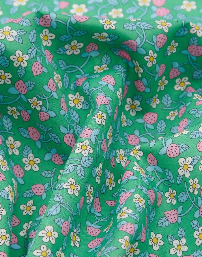 Liberty Fabrics Tana Lawn® Cotton Strawberries and Cream A
