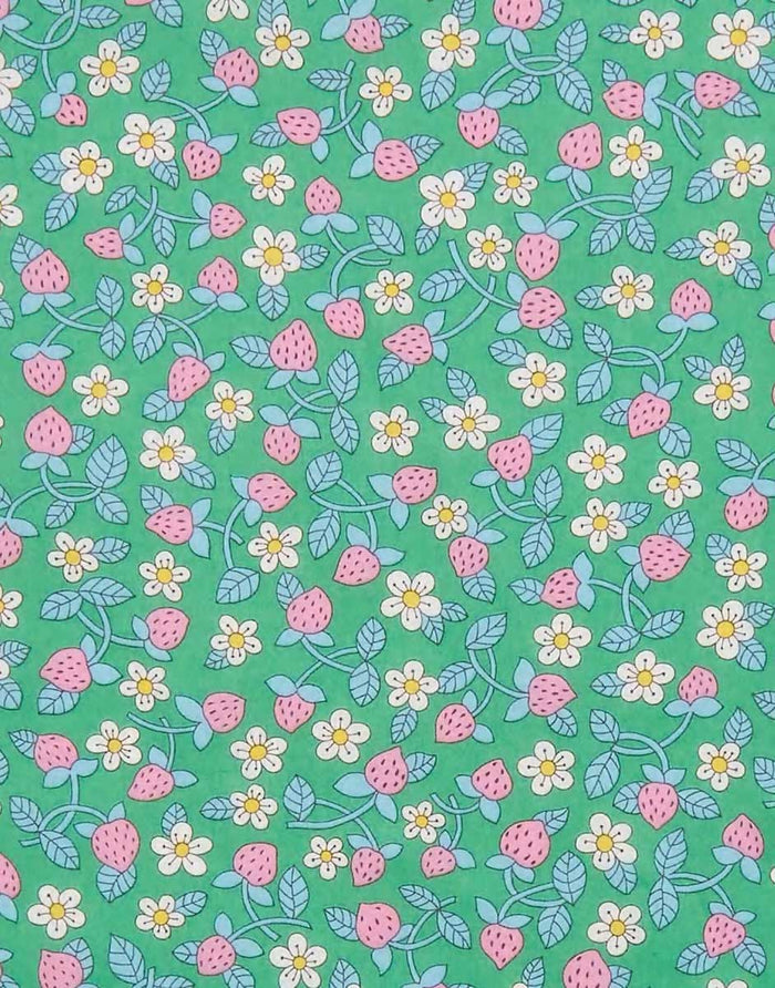 Liberty Fabrics Tana Lawn® Cotton Strawberries and Cream A