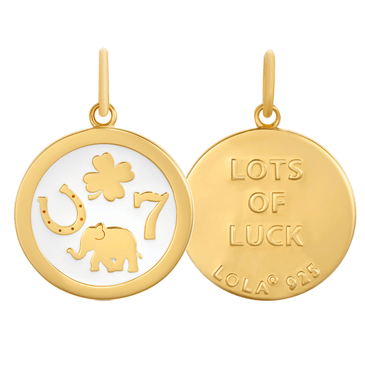 Lola Lucky You Pendant - All Gold