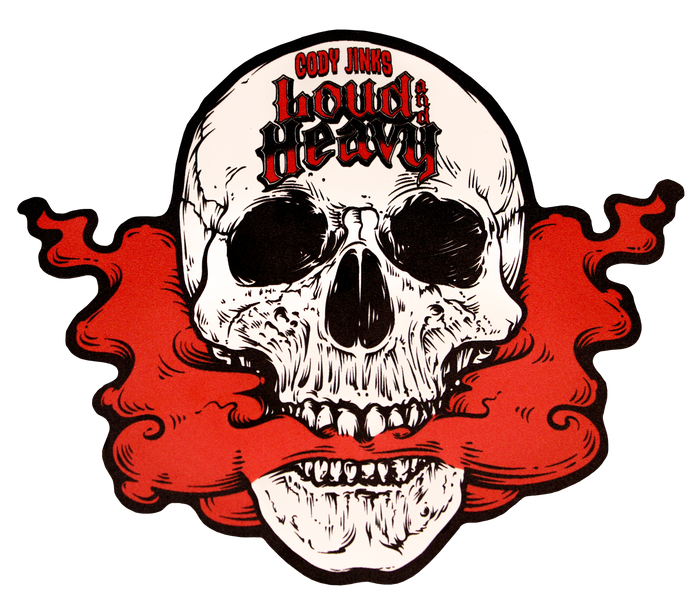 Loud And Heavy Sticker
