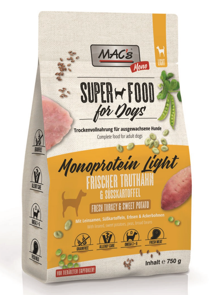 Mac's Dog Monoprotein Light Fresh Turkey