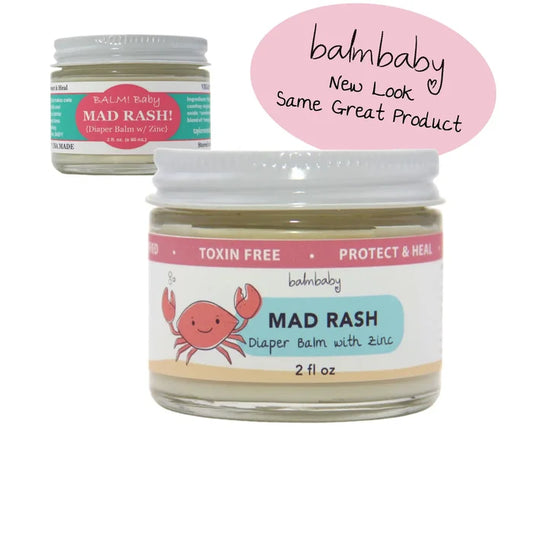 Mad Rash! Diaper Balm w/ Zinc