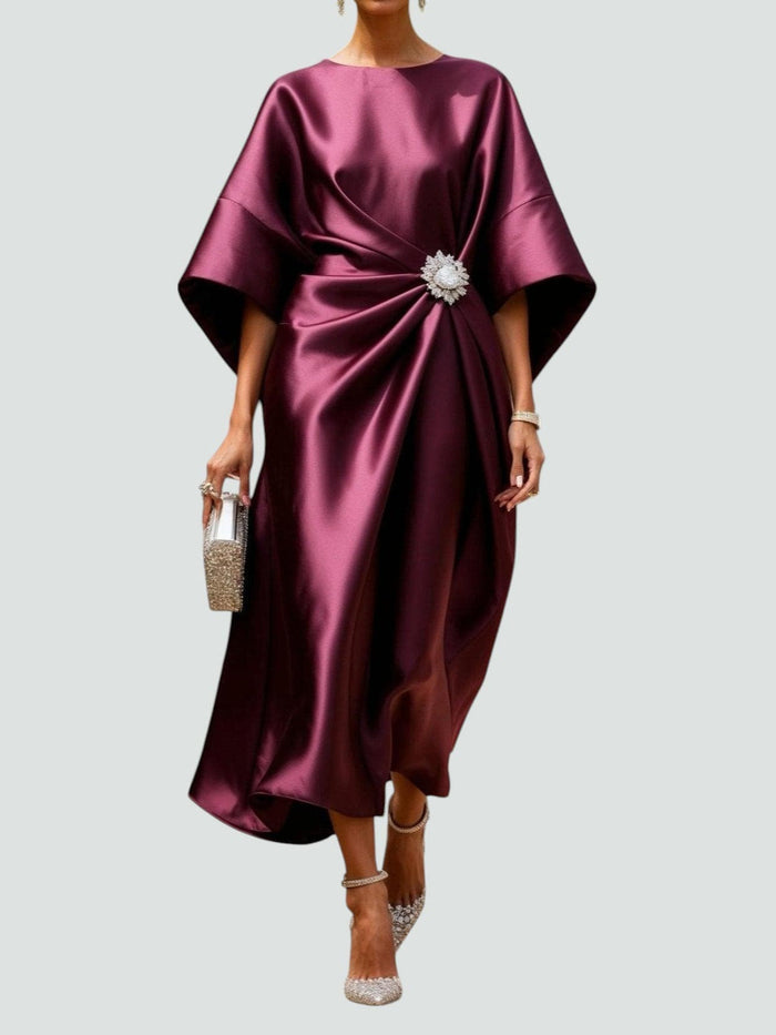 Marijona™ | Elegant Satin Maxi Dress
