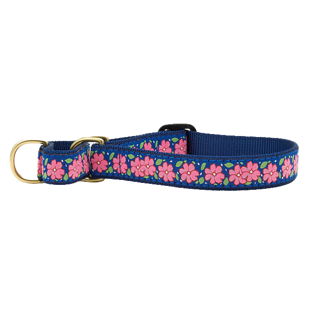 PINK-GARDEN-DOG-COLLAR-MARTINGALE-NO-PULL