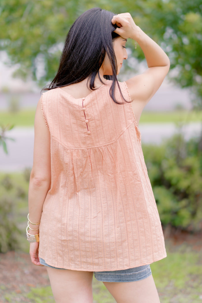 Melon Muse Embroidered Tank