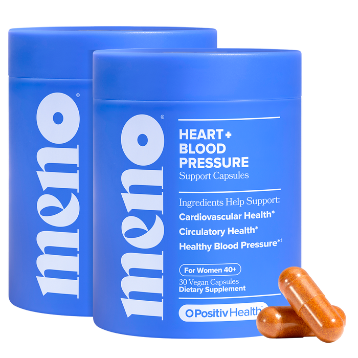 MENO - Heart Health & Blood Pressure Support Capsule - 2 Bottle
