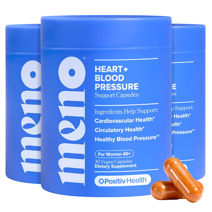 MENO - Heart Health & Blood Pressure Support Capsules - 3 Bottle Subscription