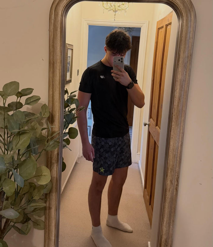 MENS Fit Trail Shorts | Black Hex