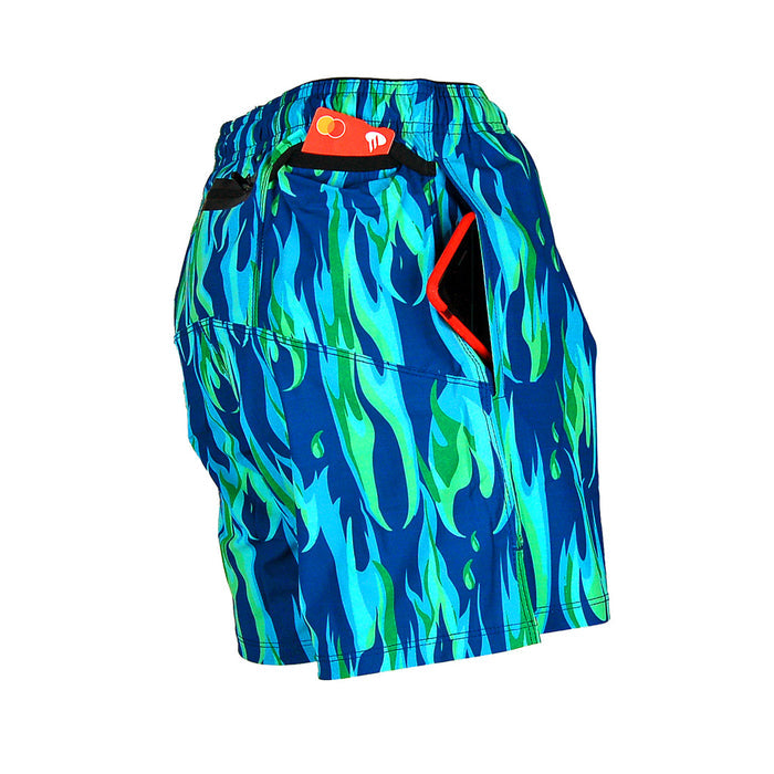 MENS Fit Trail Shorts | Copper Flame