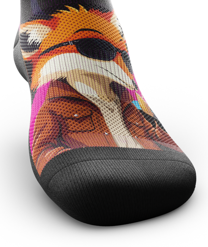 Midnight Fox Athletic Crew Socks