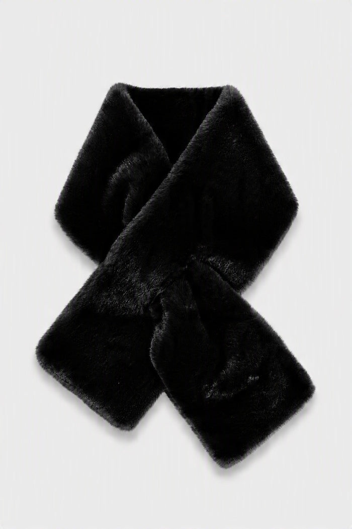 Mink-Effect Faux-Fur Scarf wholesale - image 2