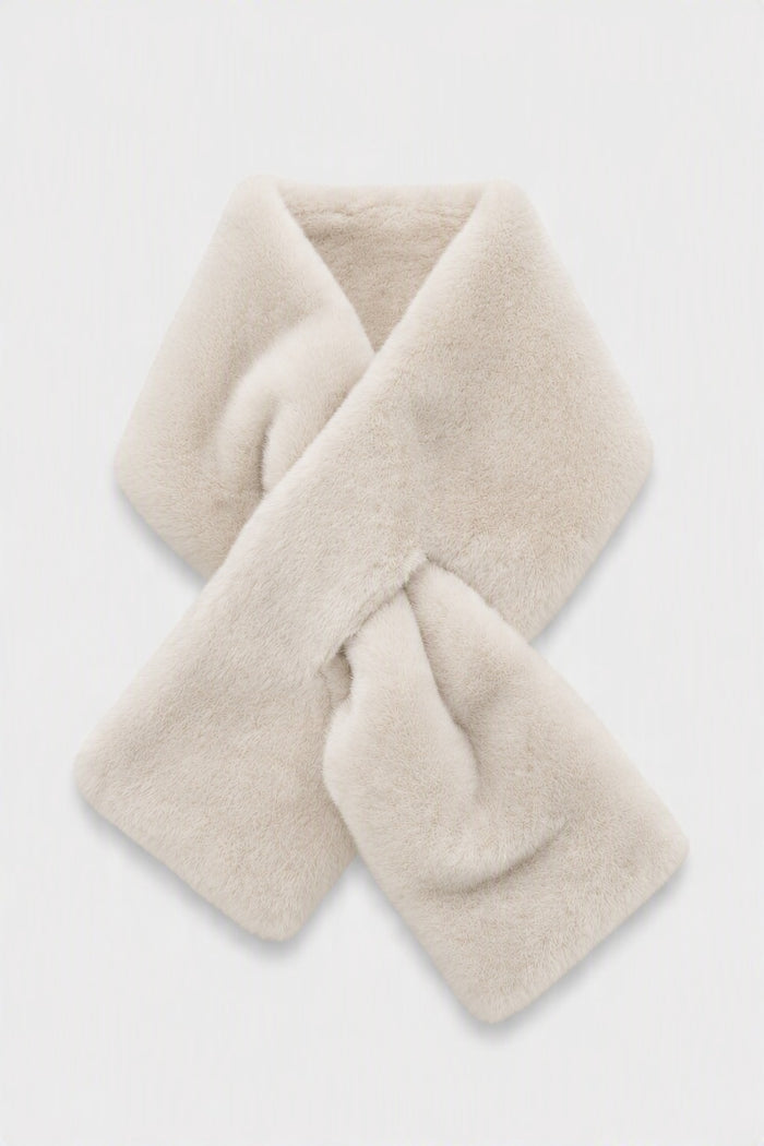 Mink-Effect Faux-Fur Scarf wholesale - image 3