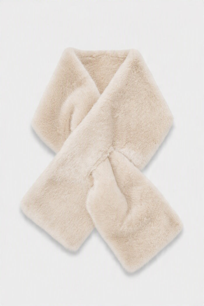 Mink-Effect Faux-Fur Scarf wholesale - image 4