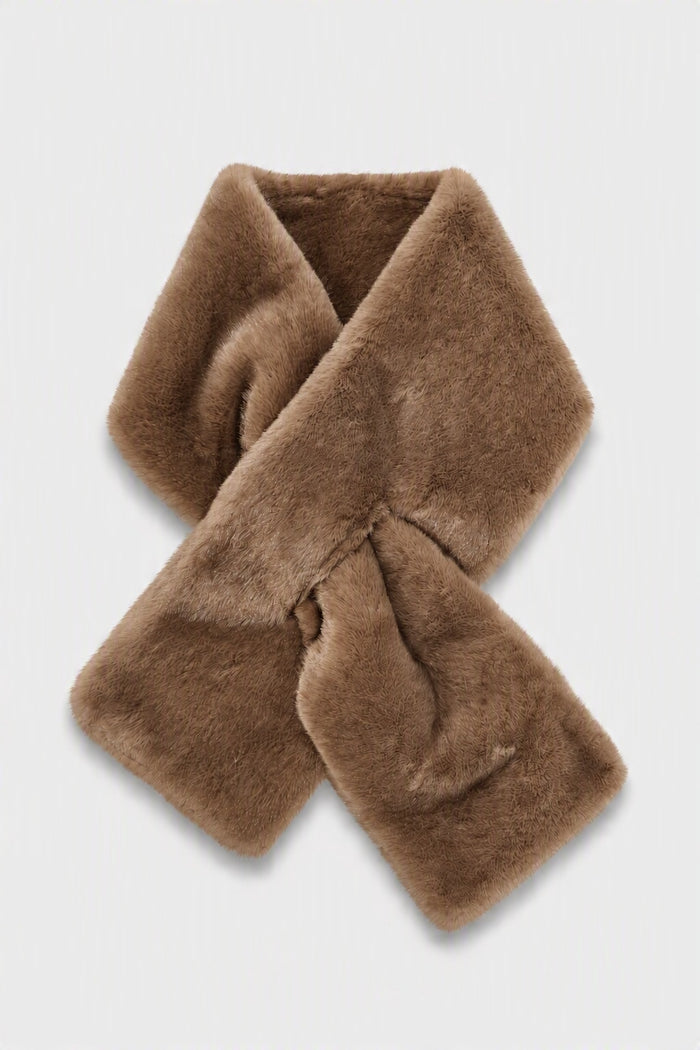 Mink-Effect Faux-Fur Scarf wholesale - image 5