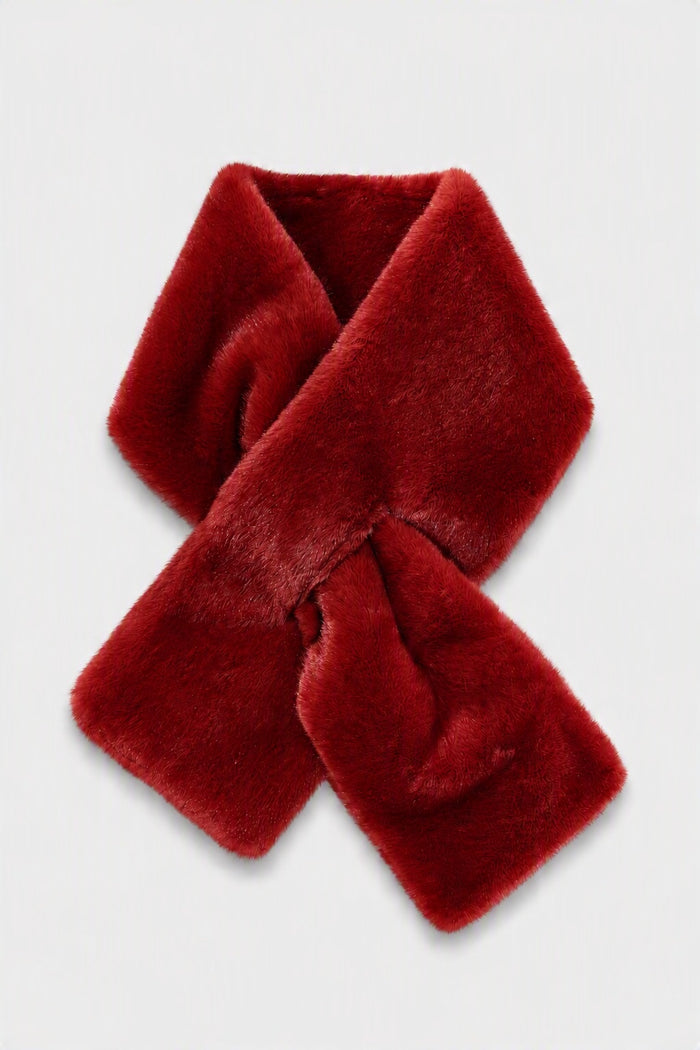Mink-Effect Faux-Fur Scarf wholesale - image 8