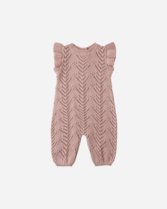 Mira Knit Romper - Mauve