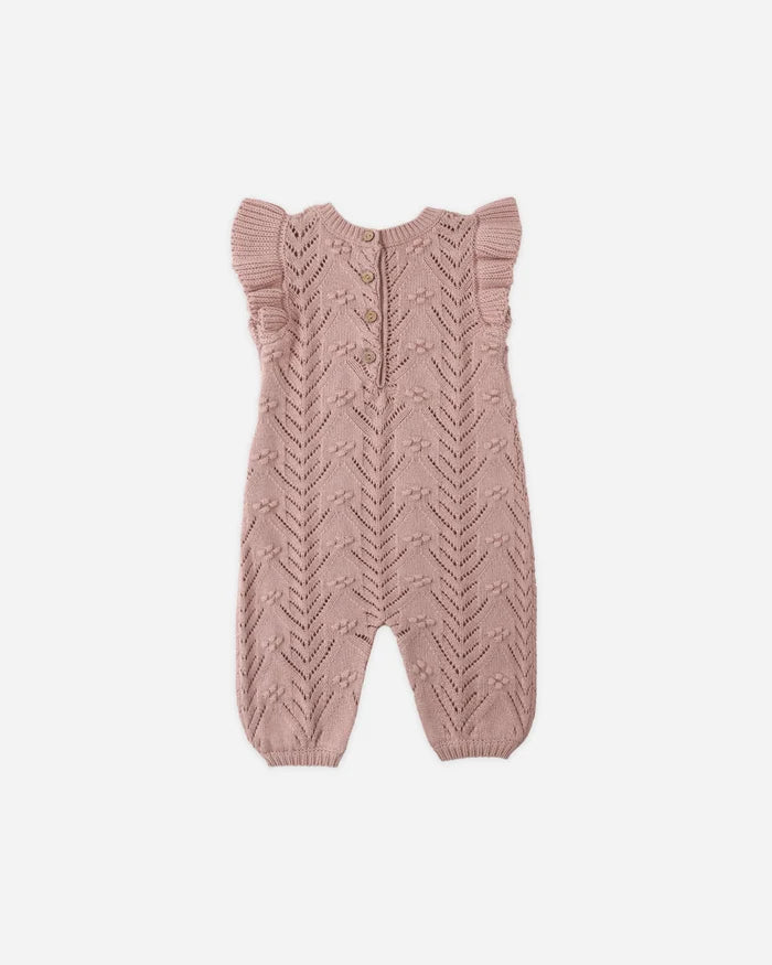 Mira Knit Romper - Mauve