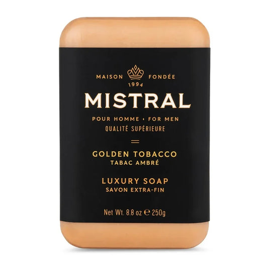 Mistral Golden Tobacco Men's Bar Soap