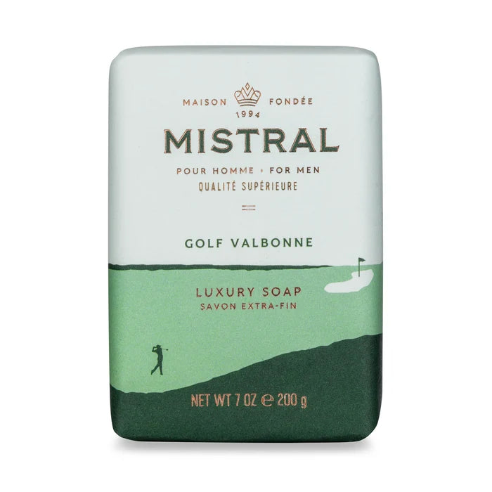 Mistral Golf Valbonne Men's Bar Soap