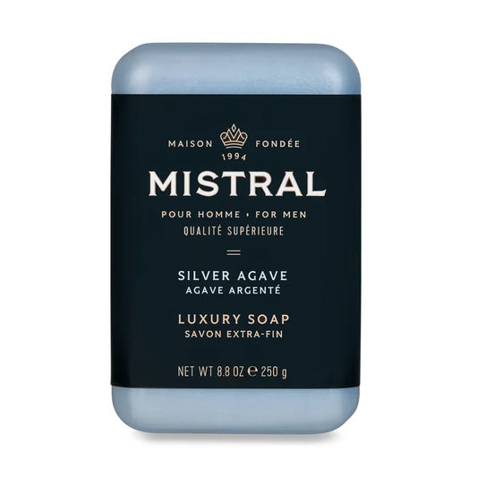 Mistral Silver Agave Men's Bar Soap