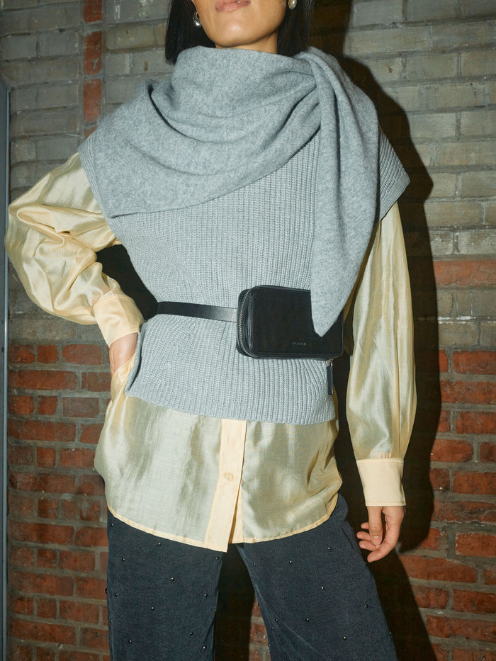 Modelshot / Grey Melange / Detail