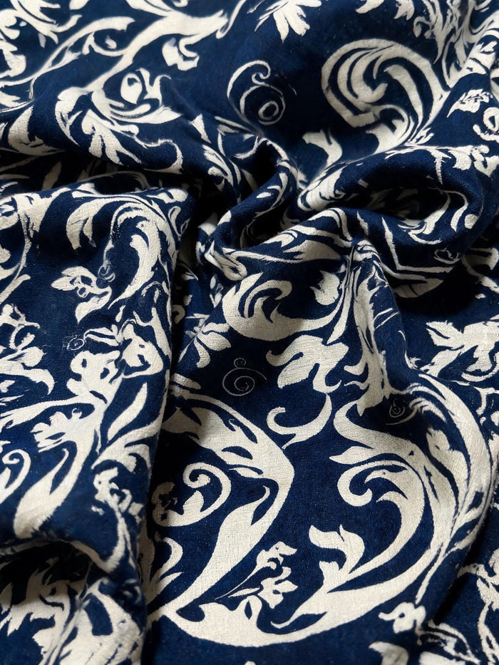 Monochrome Baroque Viscose-Blend Scarf wholesale - image 5