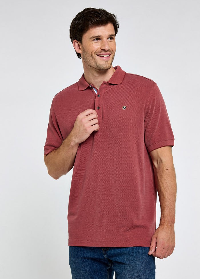 Morrison Men's Polo - Wine Red