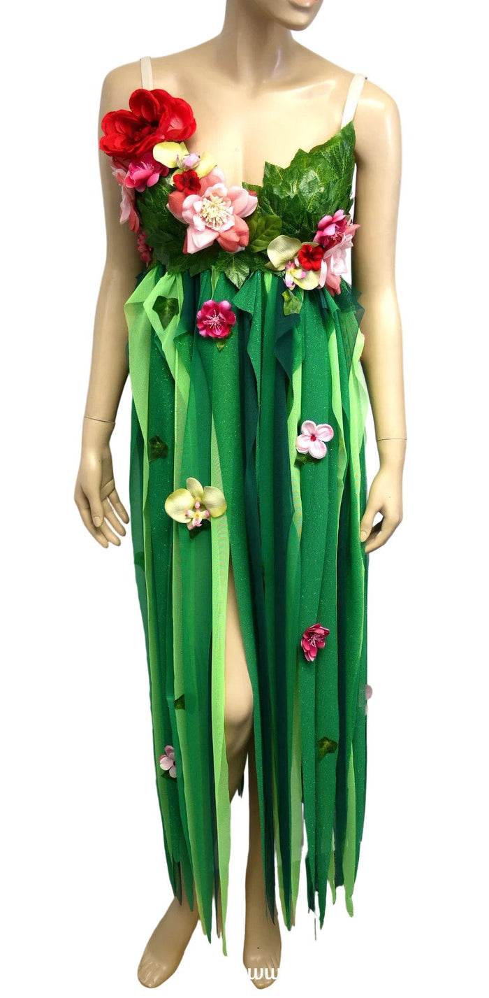 Mother Nature Te Fiti Inspired Costume Dress – Handmade Cosplay Halloween Bra Set