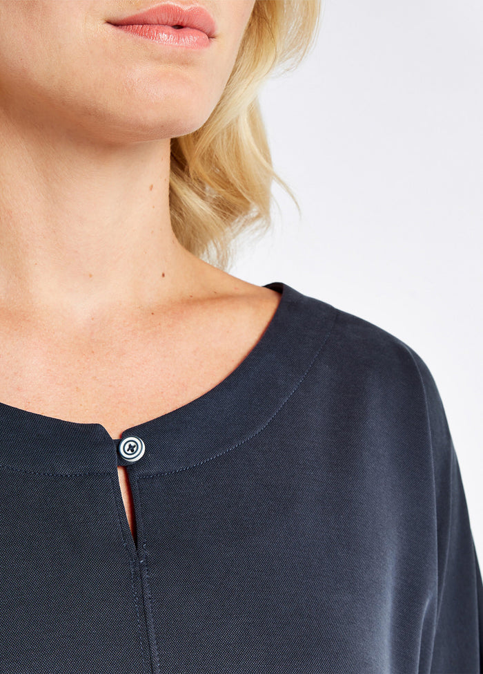 Mountlucas 3/4 sleeve Top - Navy