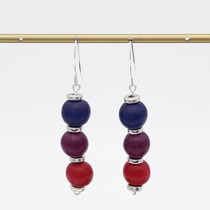 Multi Color Cascade Earrings