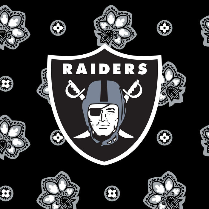 NFL RFID Small Stadium Crossbody Bag-Las Vegas Raiders Bandana-Image 3-Vera Bradley