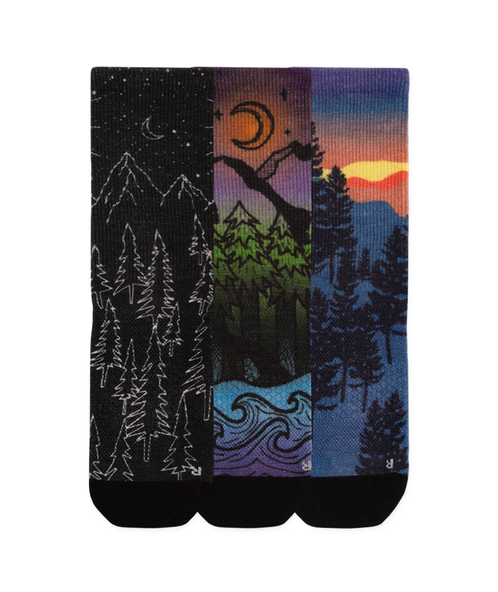 Nightfall Merino Wool Lite Crew Socks 3-Pack
