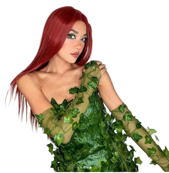 Nightshade Botanical Villain Fingerless Mesh Gloves – Handmade Cosplay Rave Halloween Costume Accessory
